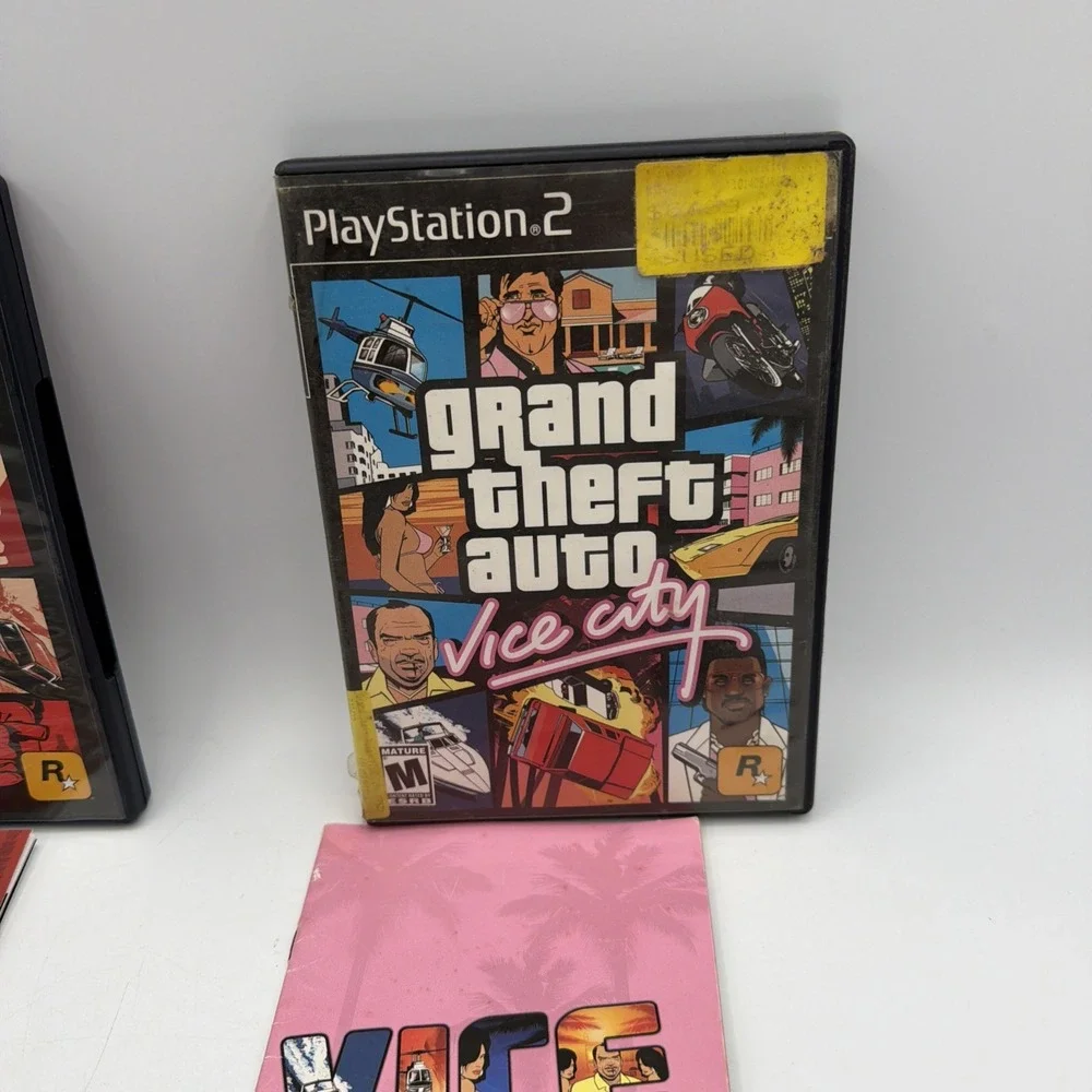 Grand Theft Auto Lot Sony PlayStation 2 PS2 Vice City & GTA III Rockstar Games